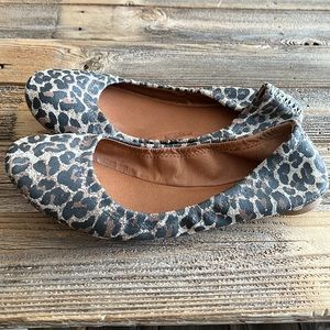 Lucky Brand Emmie Leopard Print Ballet Flat